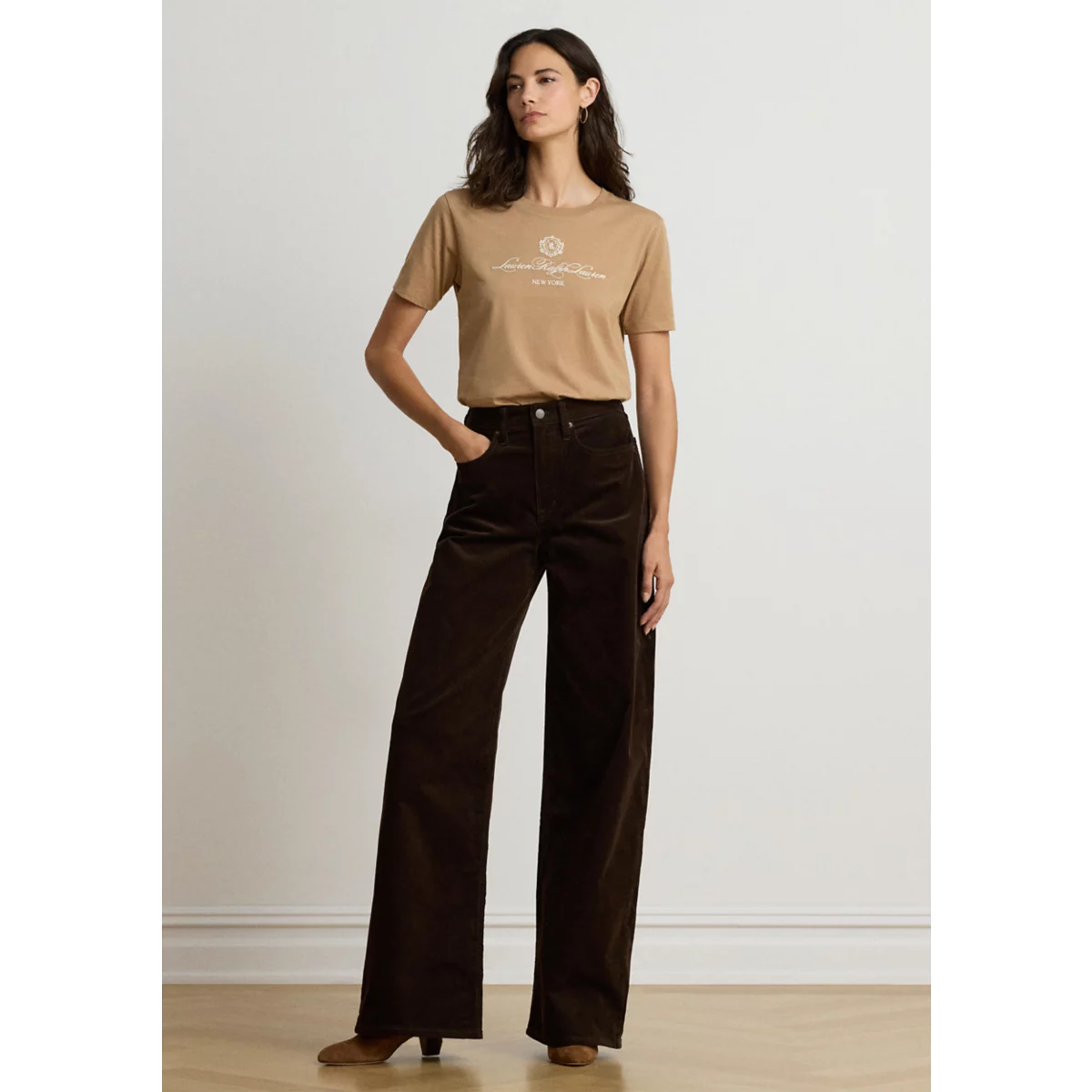 Embroidered-Crest Cotton Jersey Tee - 4
