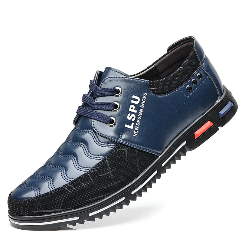 Zapatos Middle Aged And Elderly Patchpara trabajo de modaable casual cuero para hombre