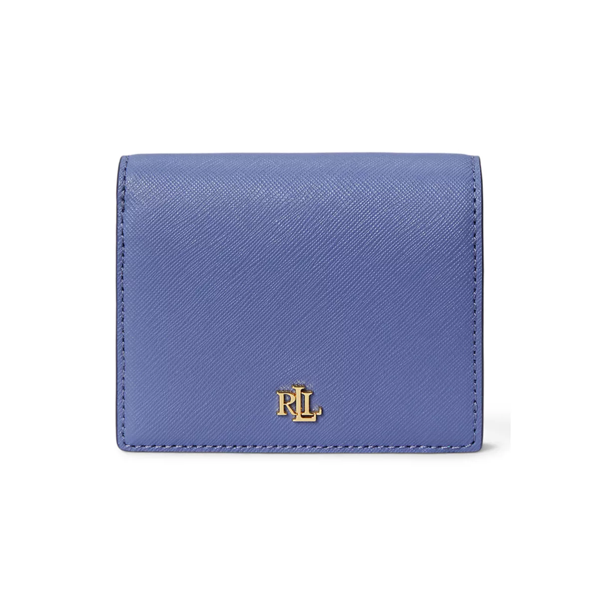 Crosshatch Leather Compact Wallet - 5