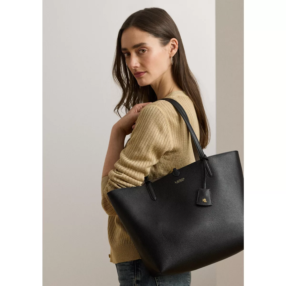 Faux-Leather Reversible Tote - 1