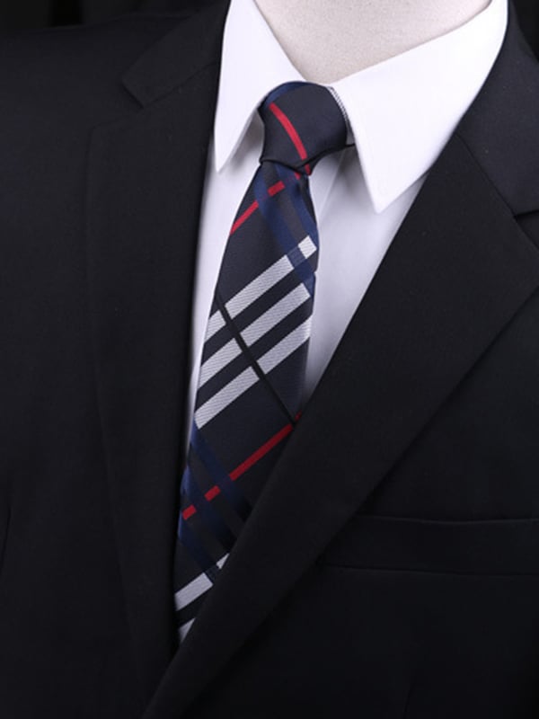 Camisa retro Gentleman Wedding Busines Tie para hombre