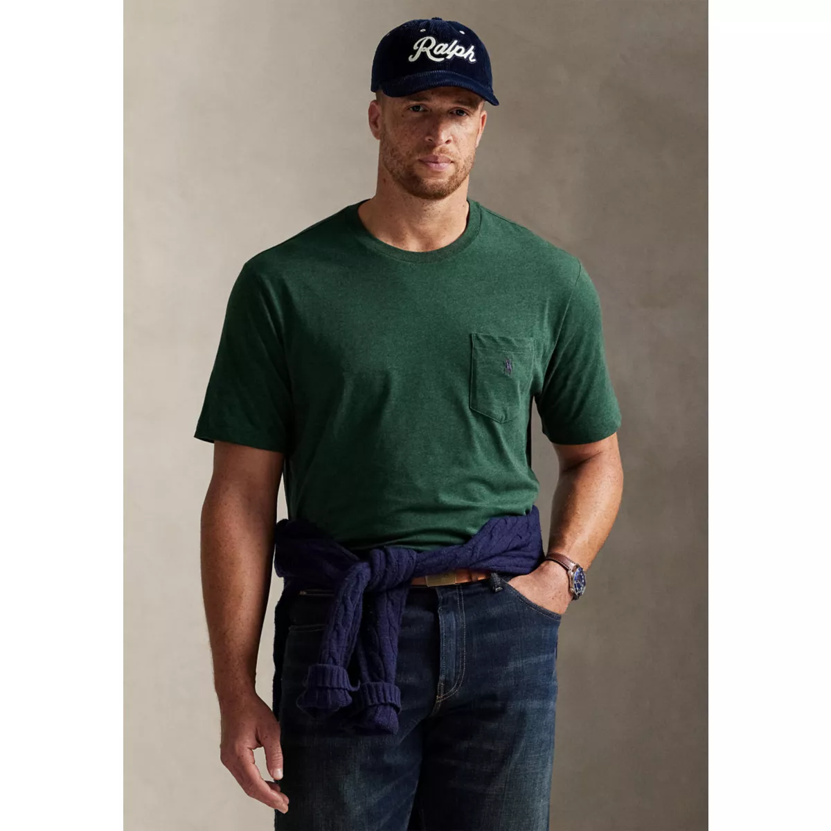 Big & Tall Jersey Pocket T-Shirt - 1