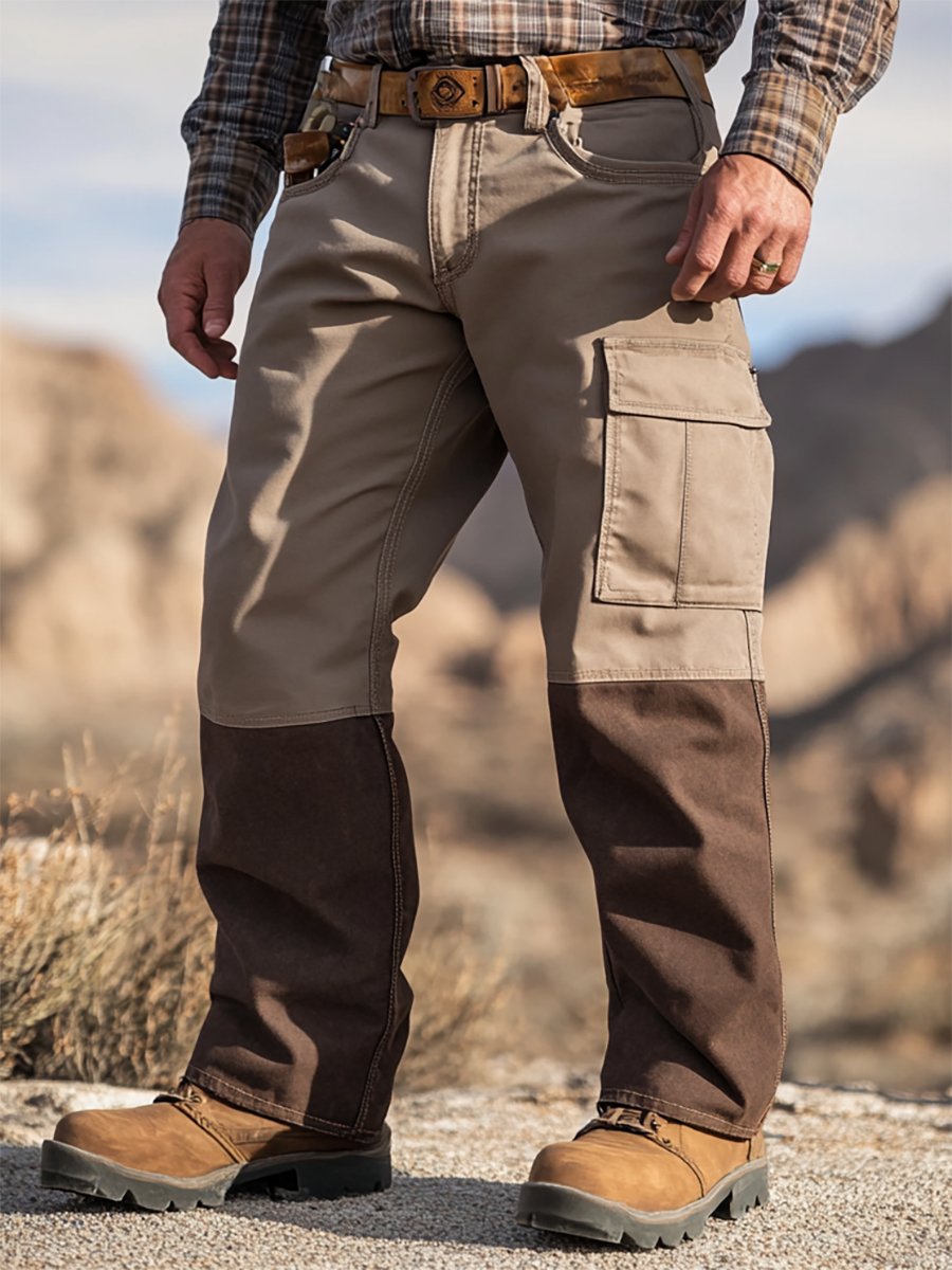 Vintage Multi-bolsillo Overalls para hombre