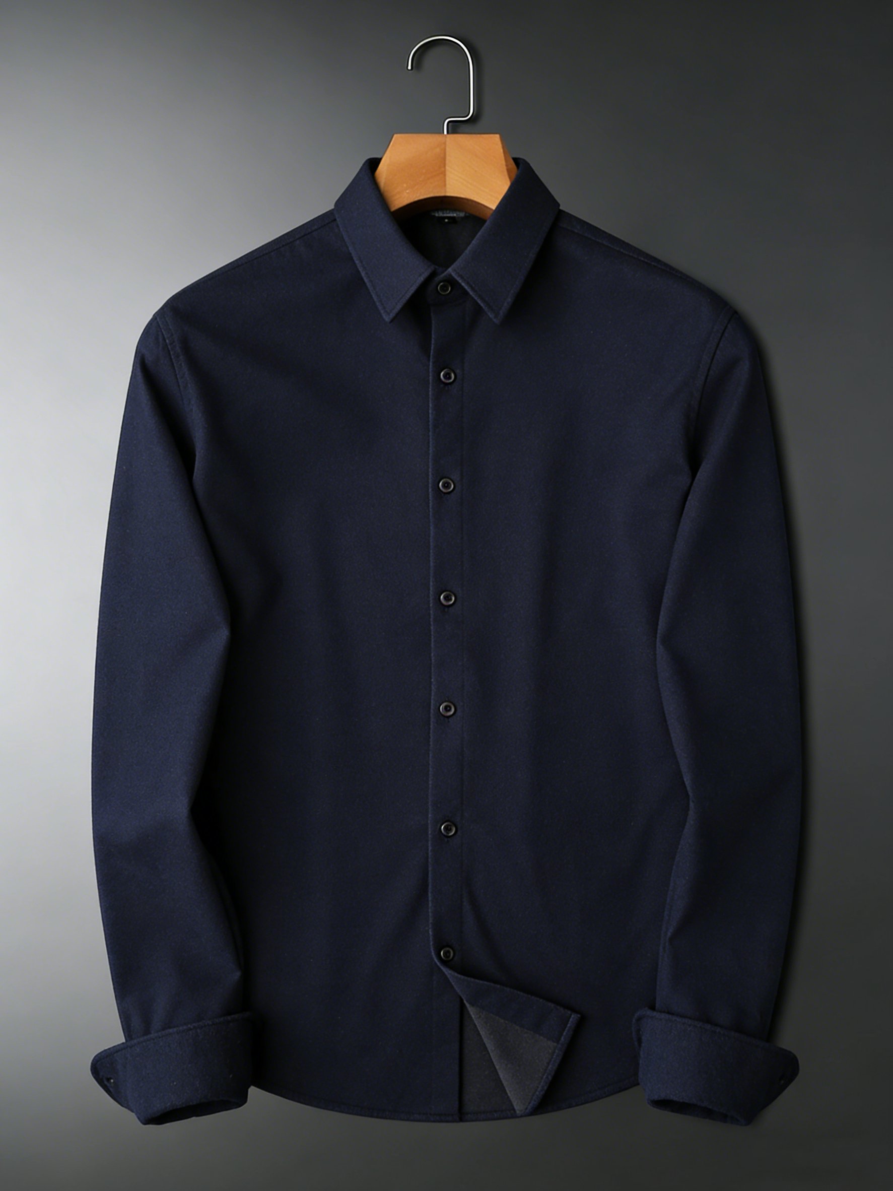 Camisa premium Wrinkle-Resistant White de chalecoir