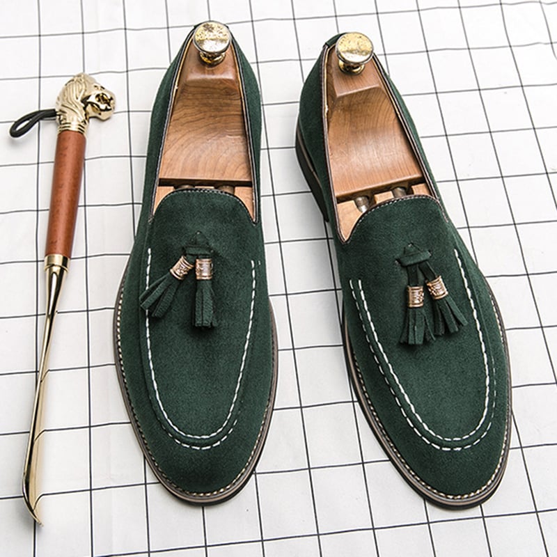 Zapatos de modaable And Comfortable casual All-Match gamuza Tassel Design casual cuero