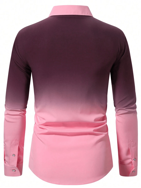 para hombre ejecutivo casual de manga larga camisa