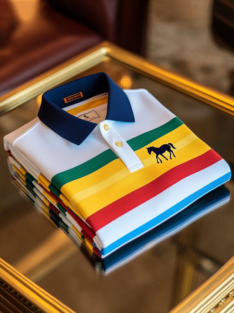 Camisa polo ejecutivo casual Button de manga corta para hombre