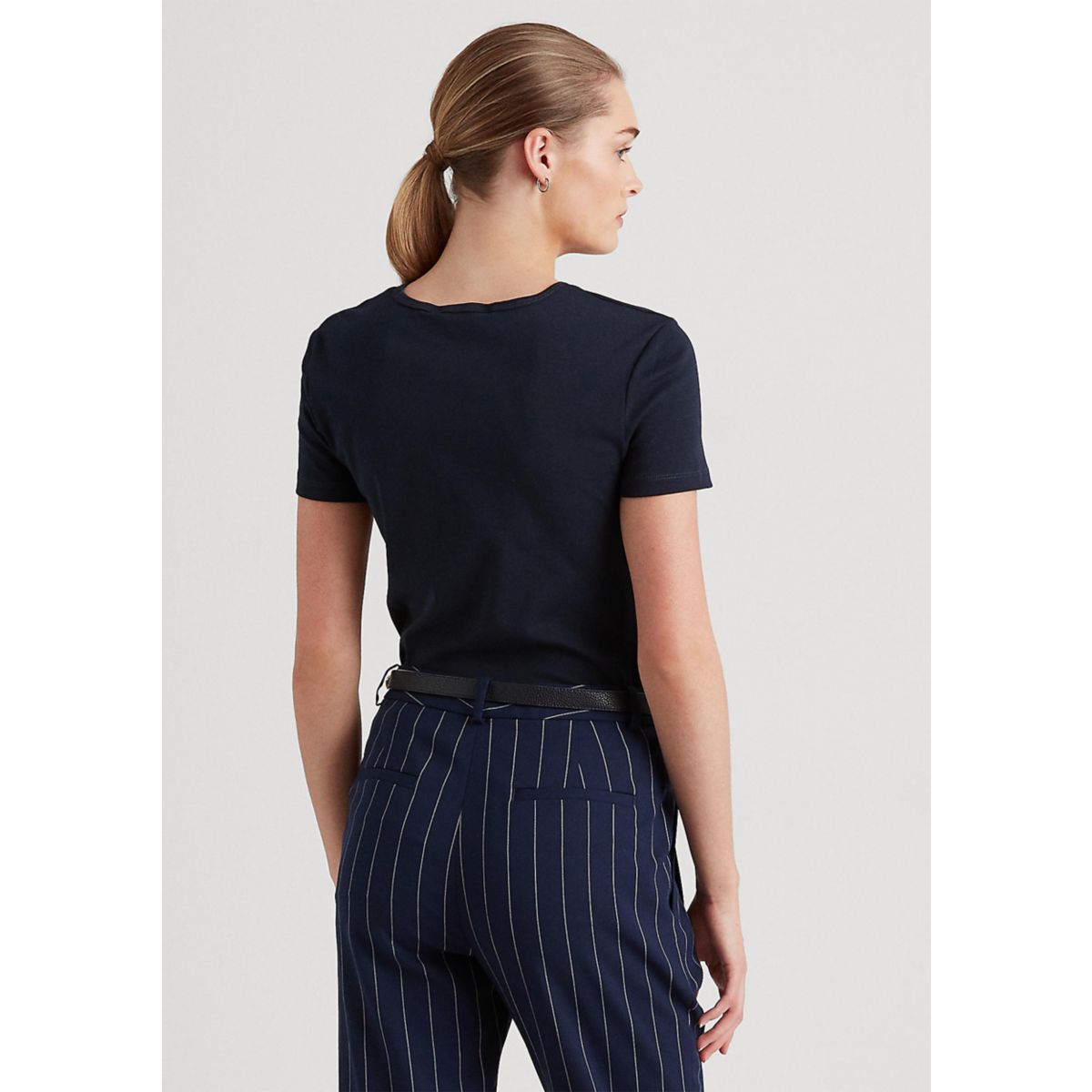 Women's Crew Neck Cotton T-Shirt - 8