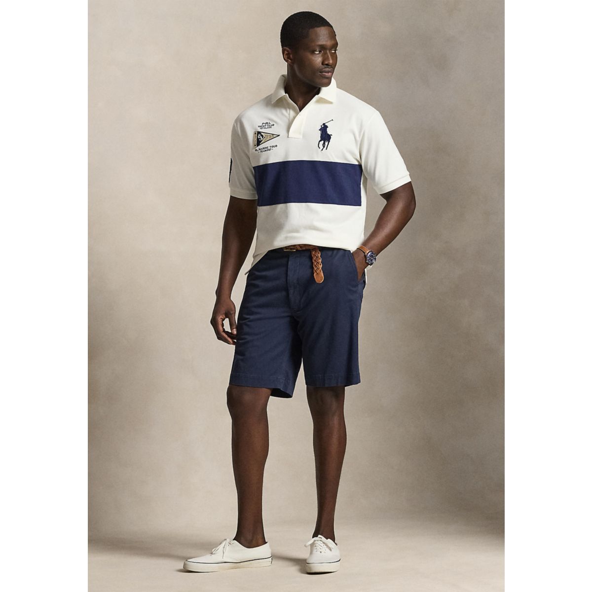 Big & Tall Big Pony Mesh Polo Shirt - 5