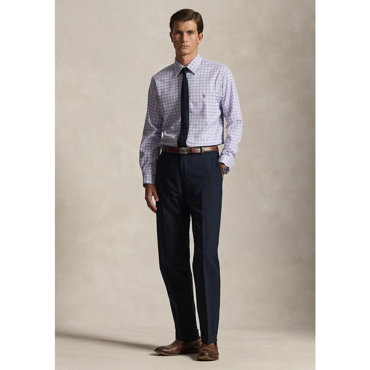 Classic Fit Performance Oxford Shirt - 4