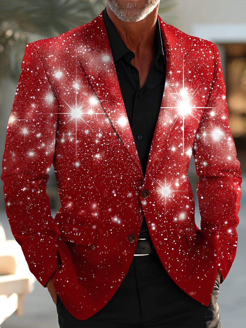 Ejecutivo casual Christmas Suit Outerwear para hombre