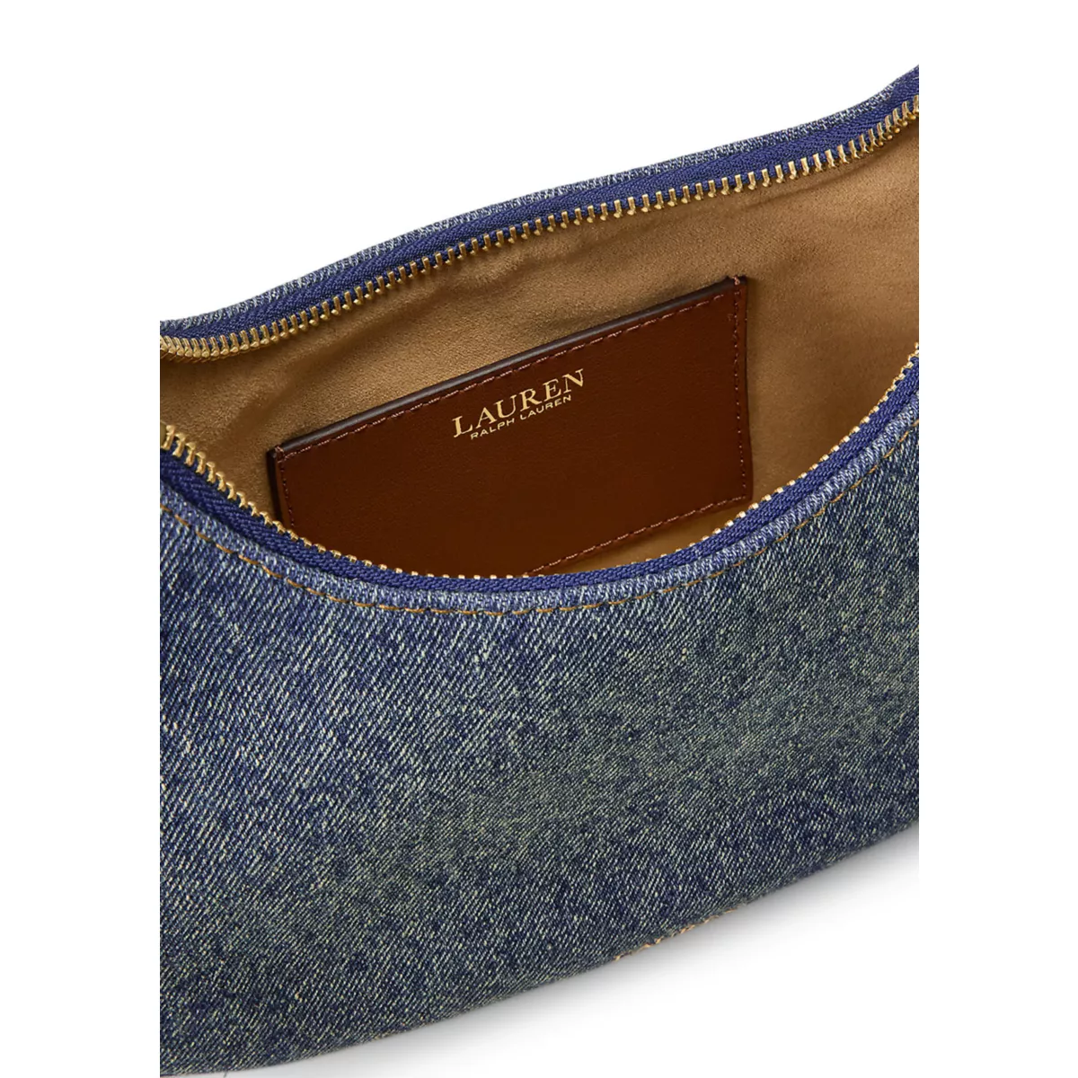 Denim Medium Marcy Zip Shoulder Bag - 5