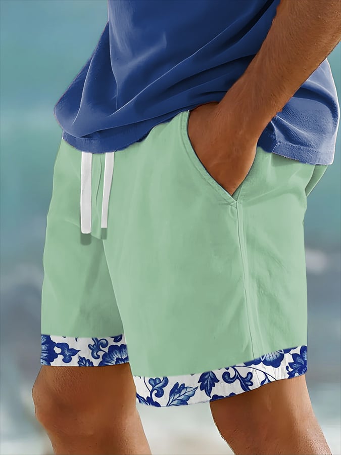 Shorts Hawaiian estampado Resort (With Pockets) para hombre