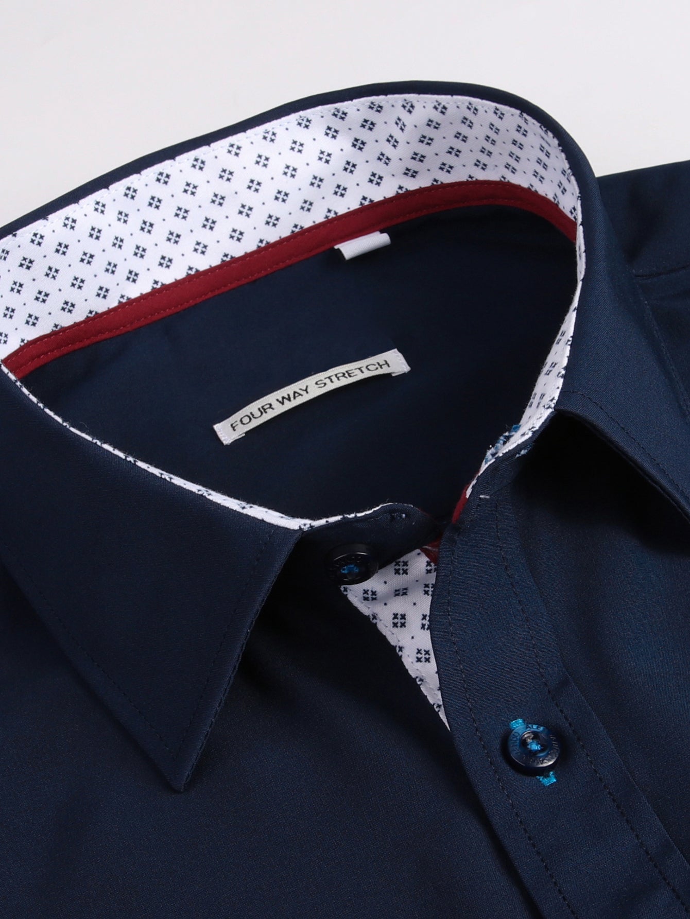 Camisa de vestir de manga larga Contrast