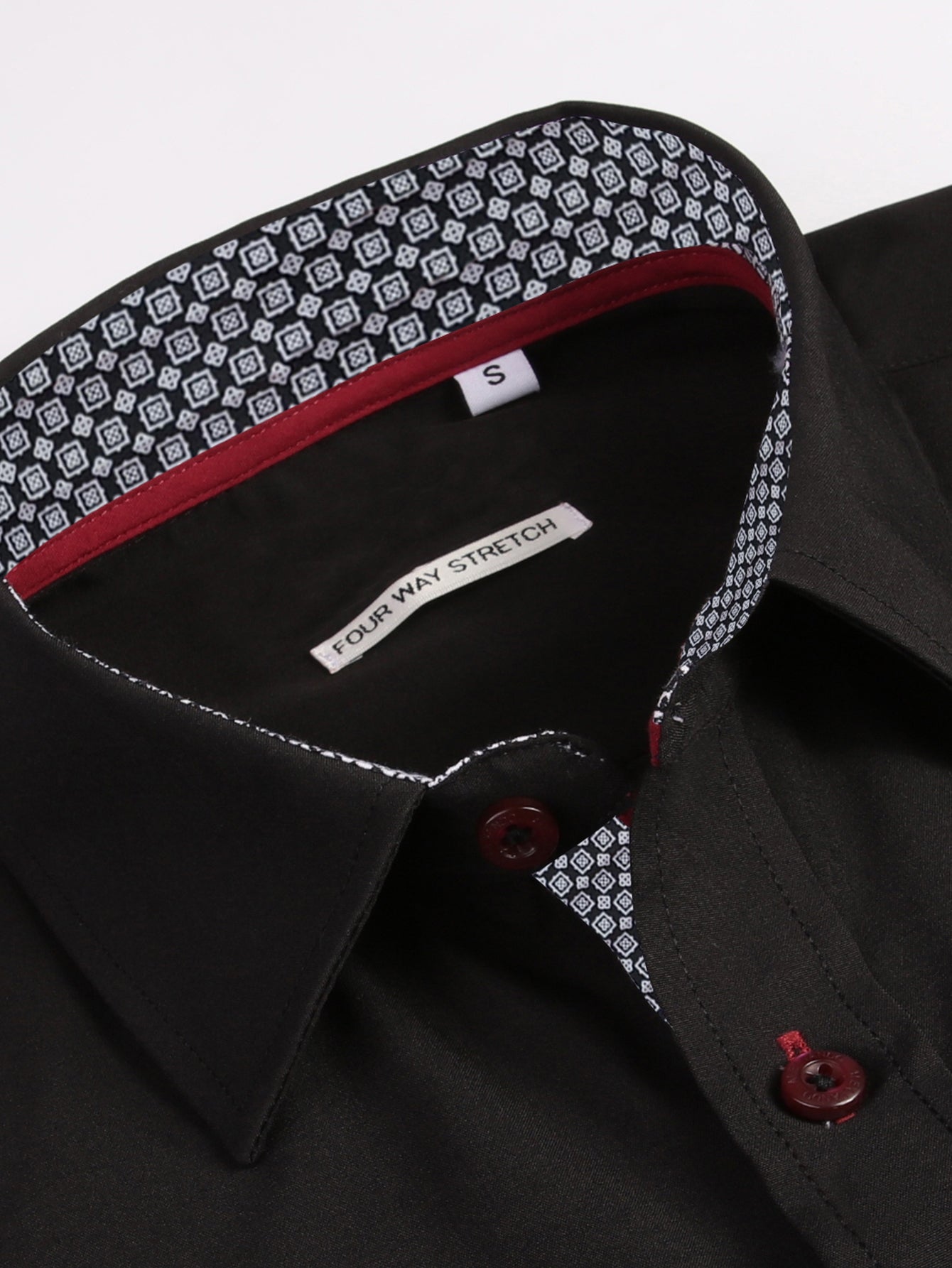 Camisa de vestir de manga larga Contrast