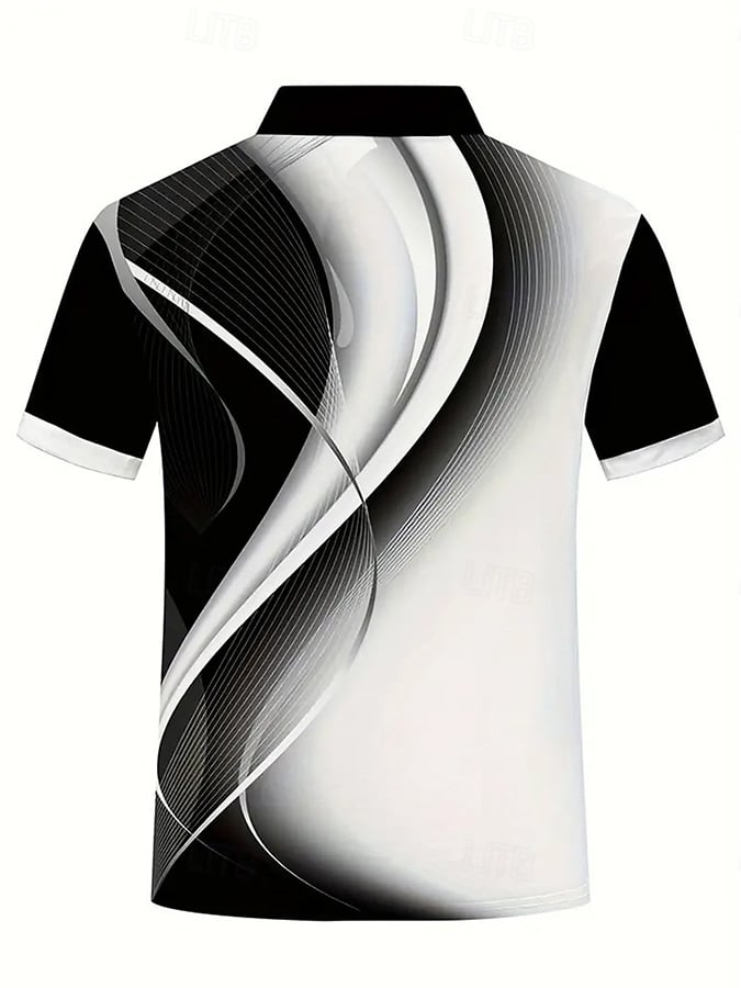 Camisa polo Faith estampado casual para hombre