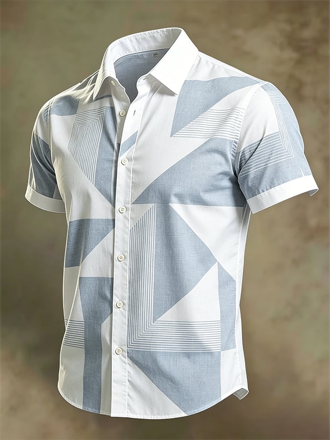 Camisa de manga corta ejecutivo para hombre