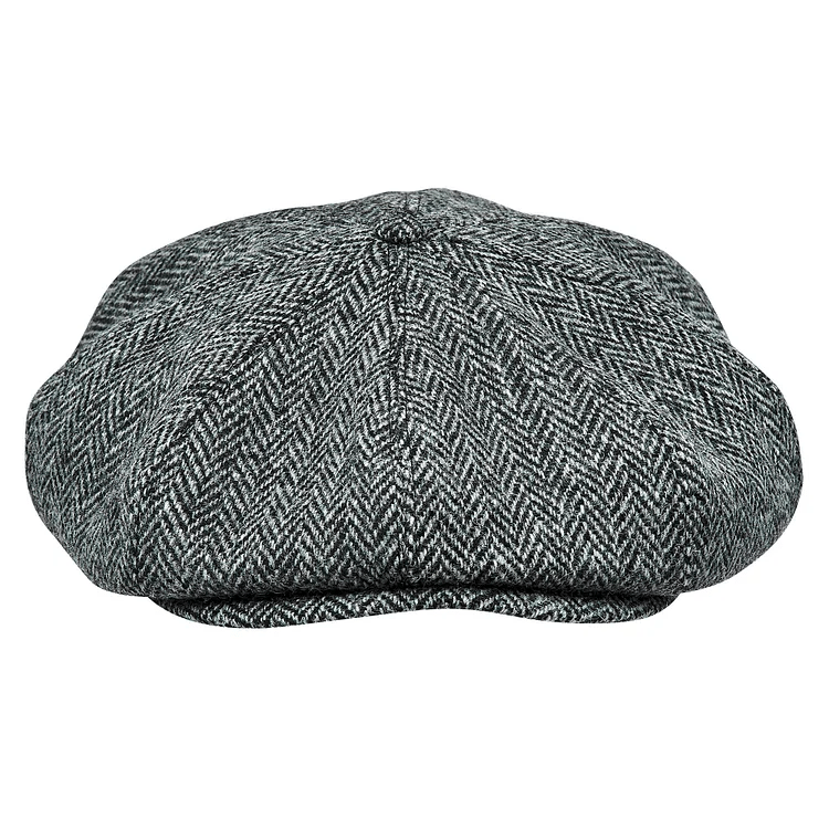 Gorras PEAKED Genuine Scottish Harris Tweed 8 Panels Man gorras