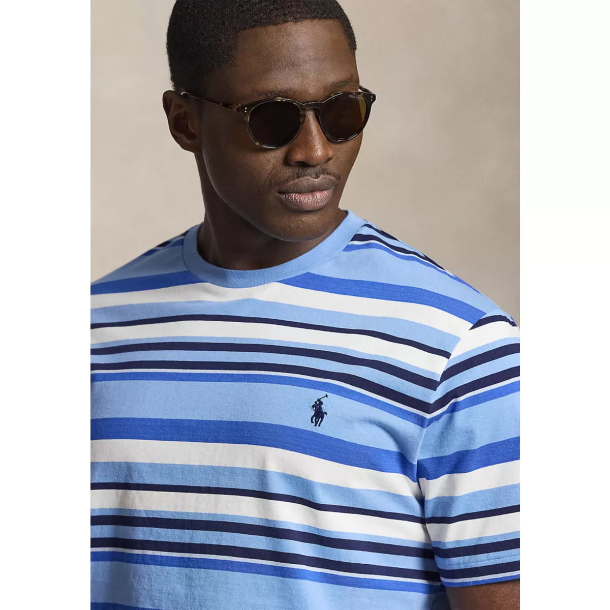 Big & Tall Striped Jersey T-Shirt - 3
