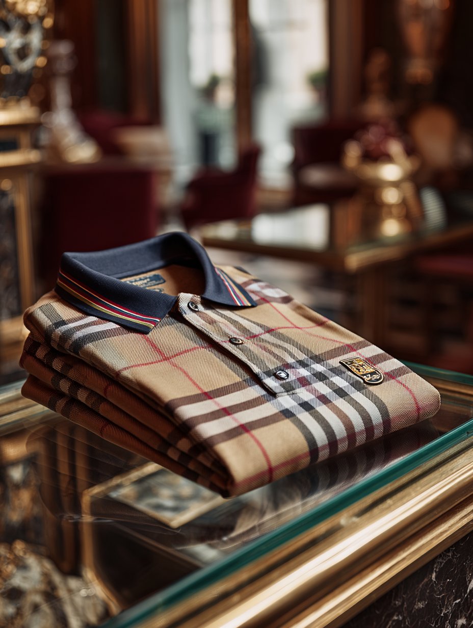 Camisa polo Check ejecutivo casual de manga corta para hombre
