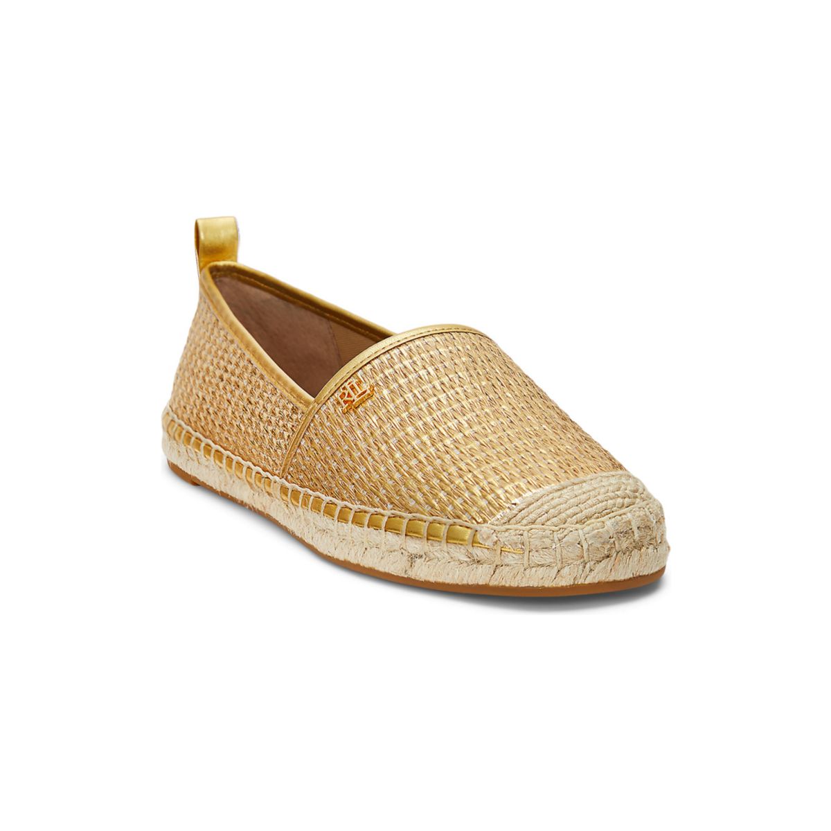 Cameryn III Metallic Straw Espadrille Flats - 1