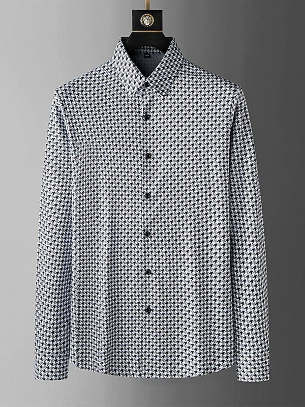 Camisa Light de lujo ejecutivo a rayas para hombre