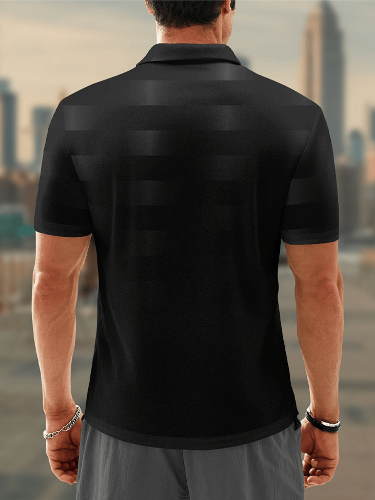 Moisture Wicking Chest bolsillo casual Polo