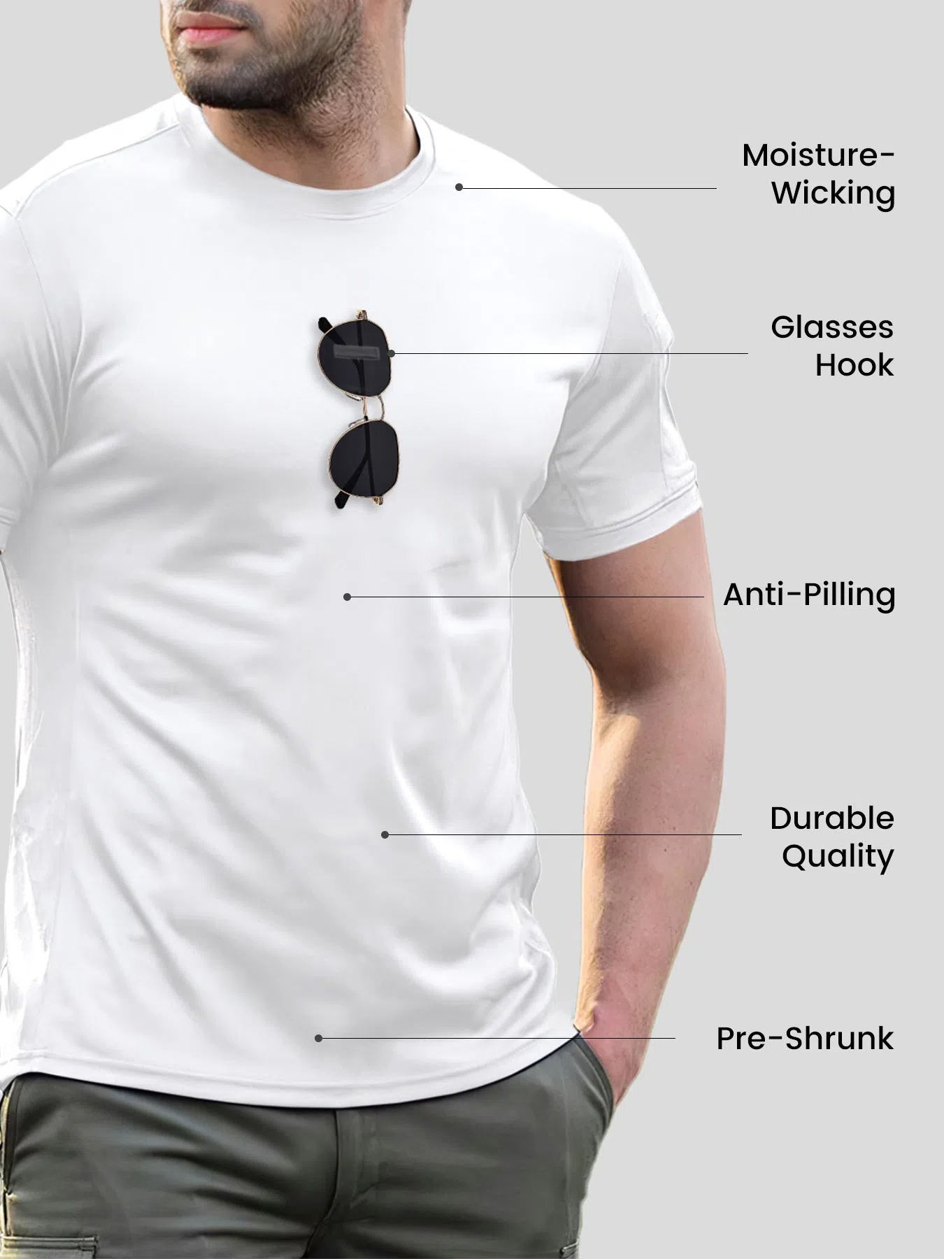 StayCool 2.0 cuello redondo Tee