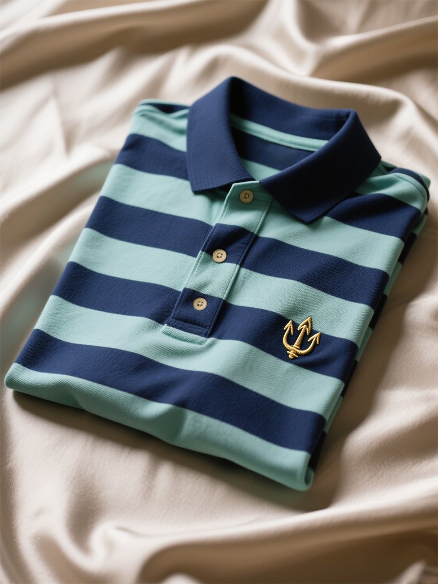 Camisa polo ejecutivo casual Button de manga corta para hombre