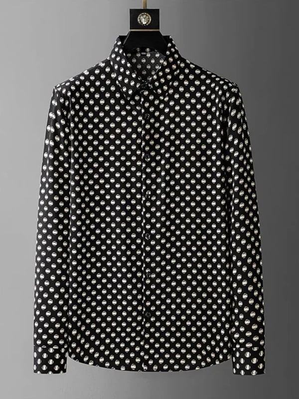 Camisa a cuadros ejecutivo de manga larga para hombre