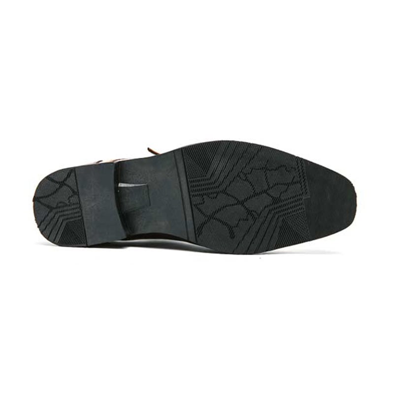 Zapatos Patchpara trabajo retro Punk casual Single Monk para hombre