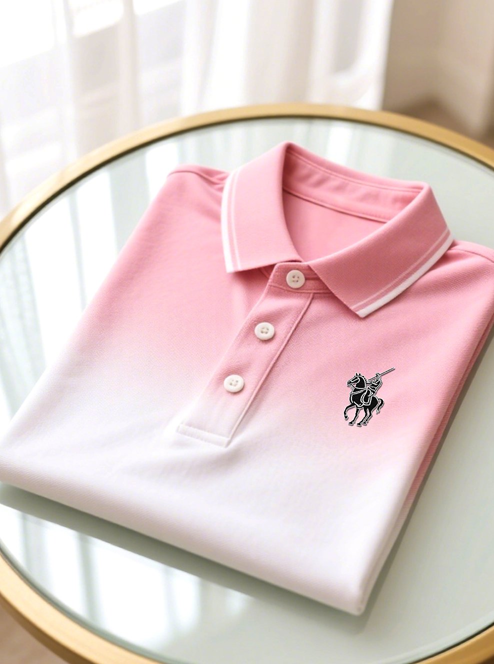 Camisa polo ejecutivo casual Button de manga corta para hombre