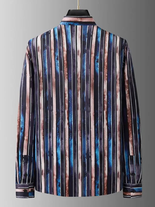Camisa a cuadros ejecutivo de manga larga para hombre