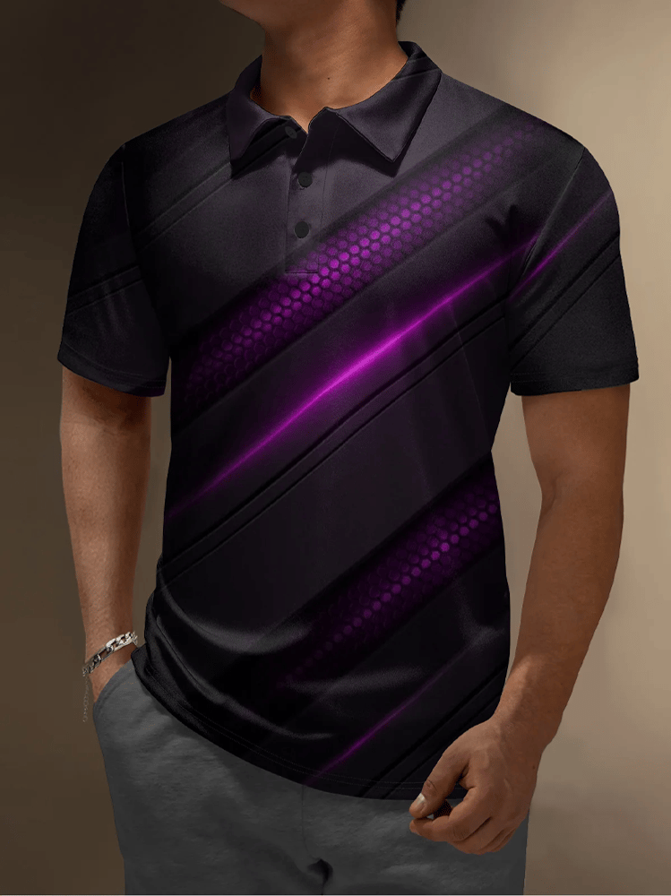 Casual cierre Polo para hombre