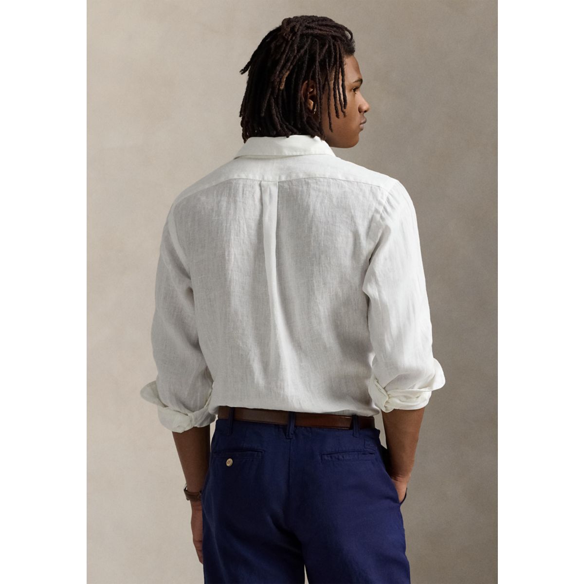 Men's Classic Fit Linen Shirt - 2
