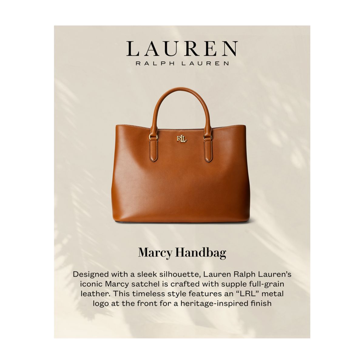 Leather Large Marcy Satchel - 10