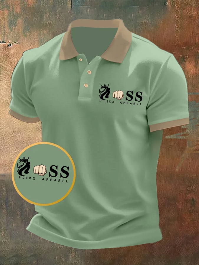 Camisa polo elegantee ejecutivo casual for men in contrasting color
