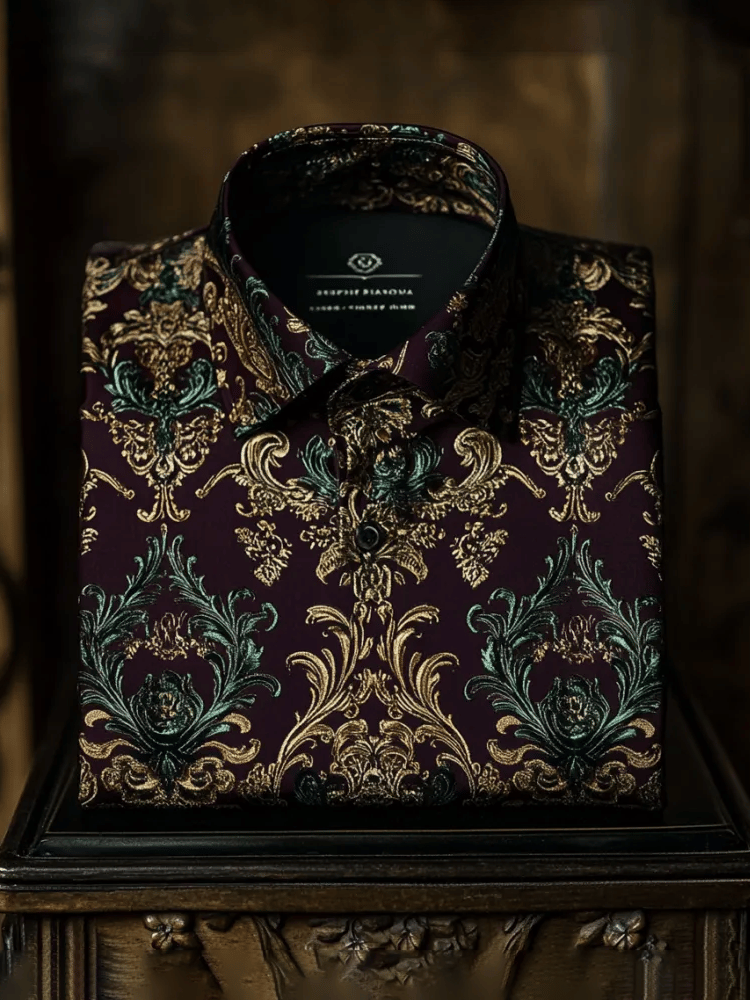 Camisa de lujo ejecutivo de manga larga para hombre