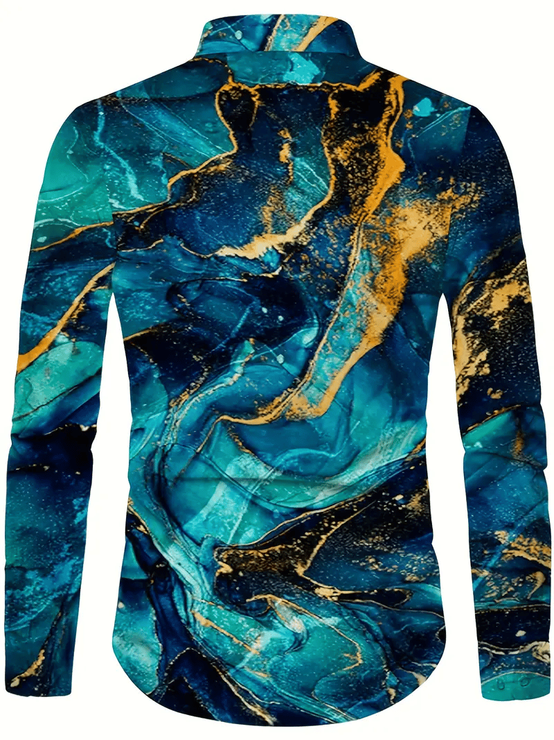 Camisa a cuadros ejecutivo de manga larga para hombre