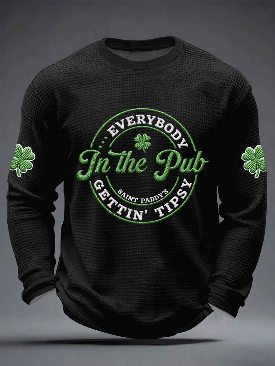 Camiseta Everybody In The Pub Gettin�?Tipsy estampado para hombre