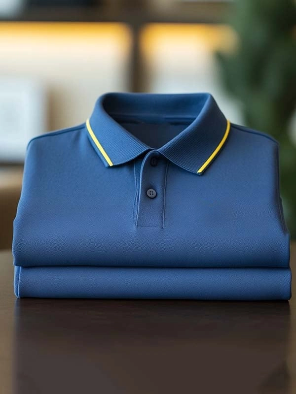 Camisa polo ejecutivo Alligator casual Button de manga corta para hombre