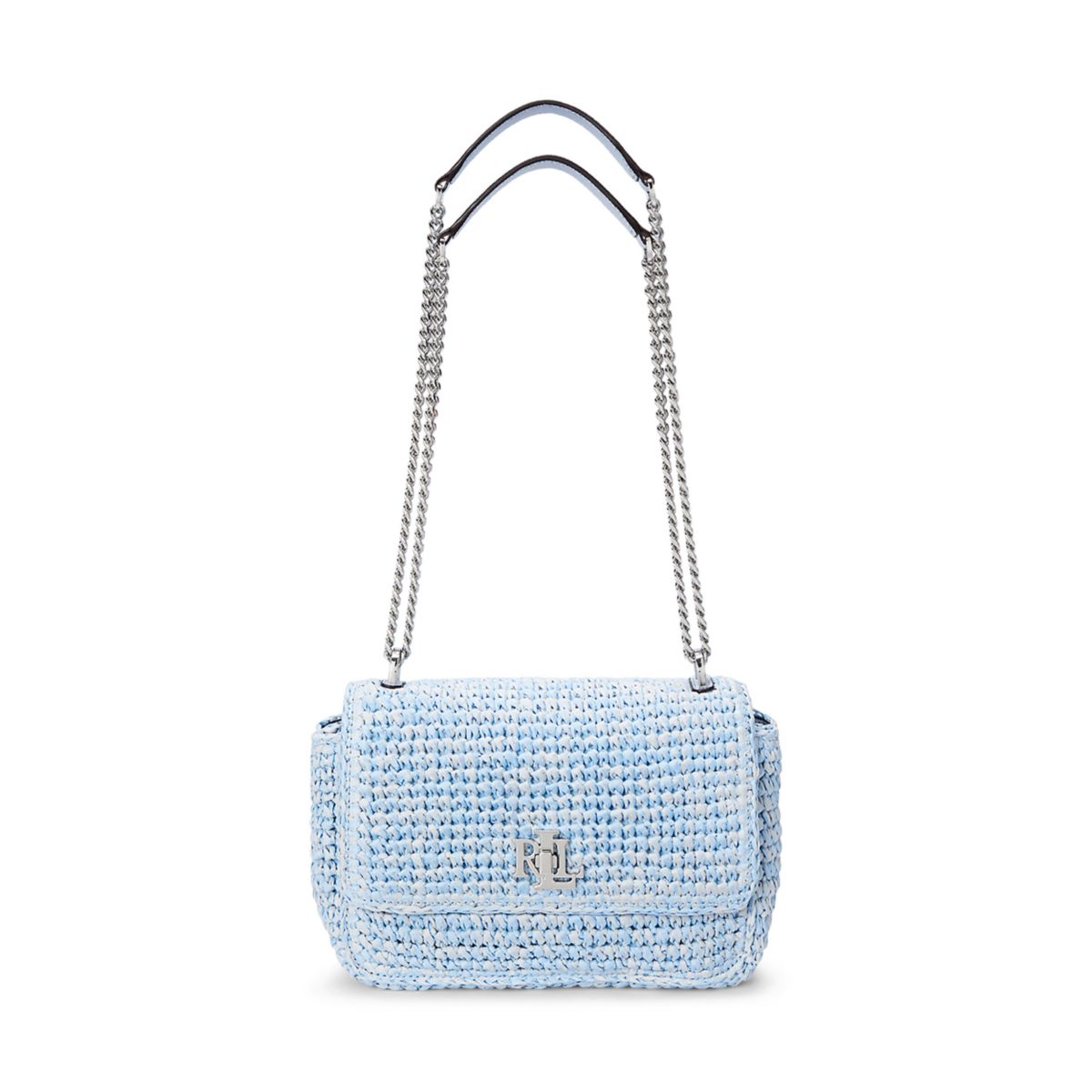 Mélange Woven Straw Medium Sophee Bag - 4