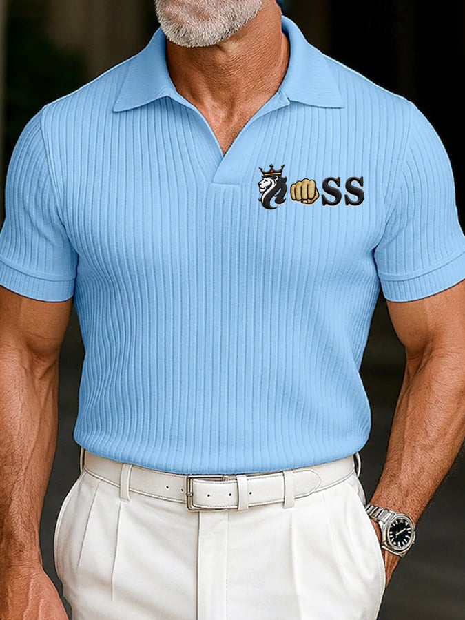Casual ejecutivo Simple Polo para hombre
