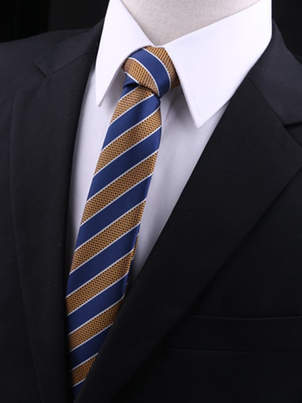 Camisa retro Gentleman Wedding Busines Tie para hombre