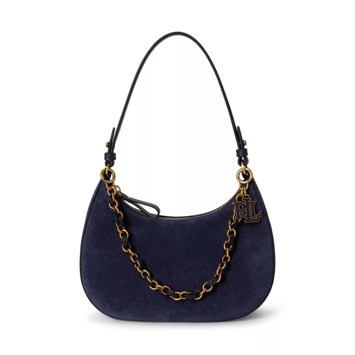 Suede Medium Marcy Zip Shoulder Bag - 8