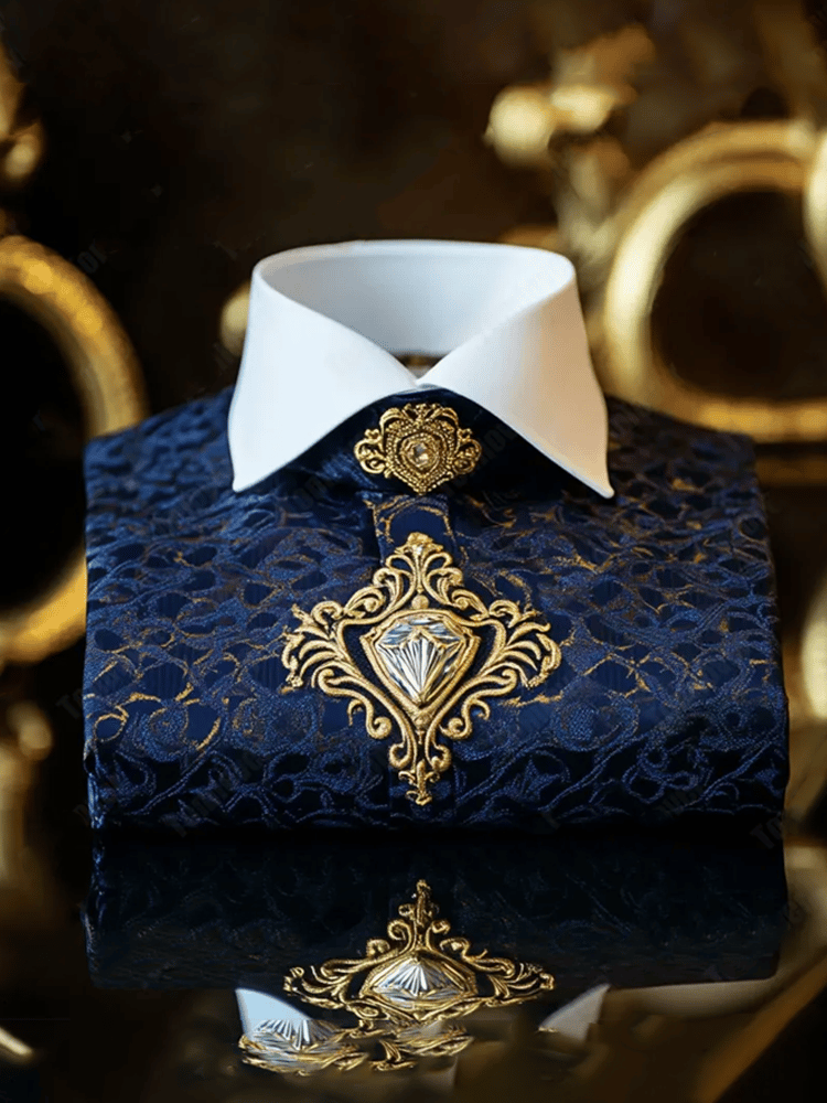 Camisa de lujo Gorgeous de manga larga para hombre