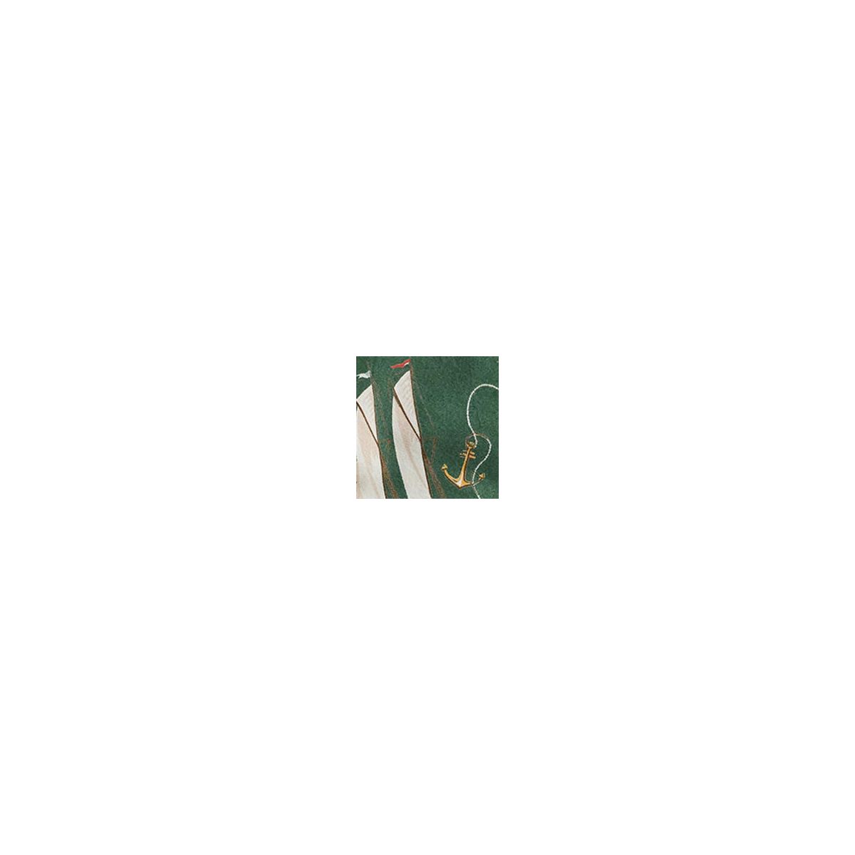 Classic Fit Sailboat Oxford Camp Shirt - 6
