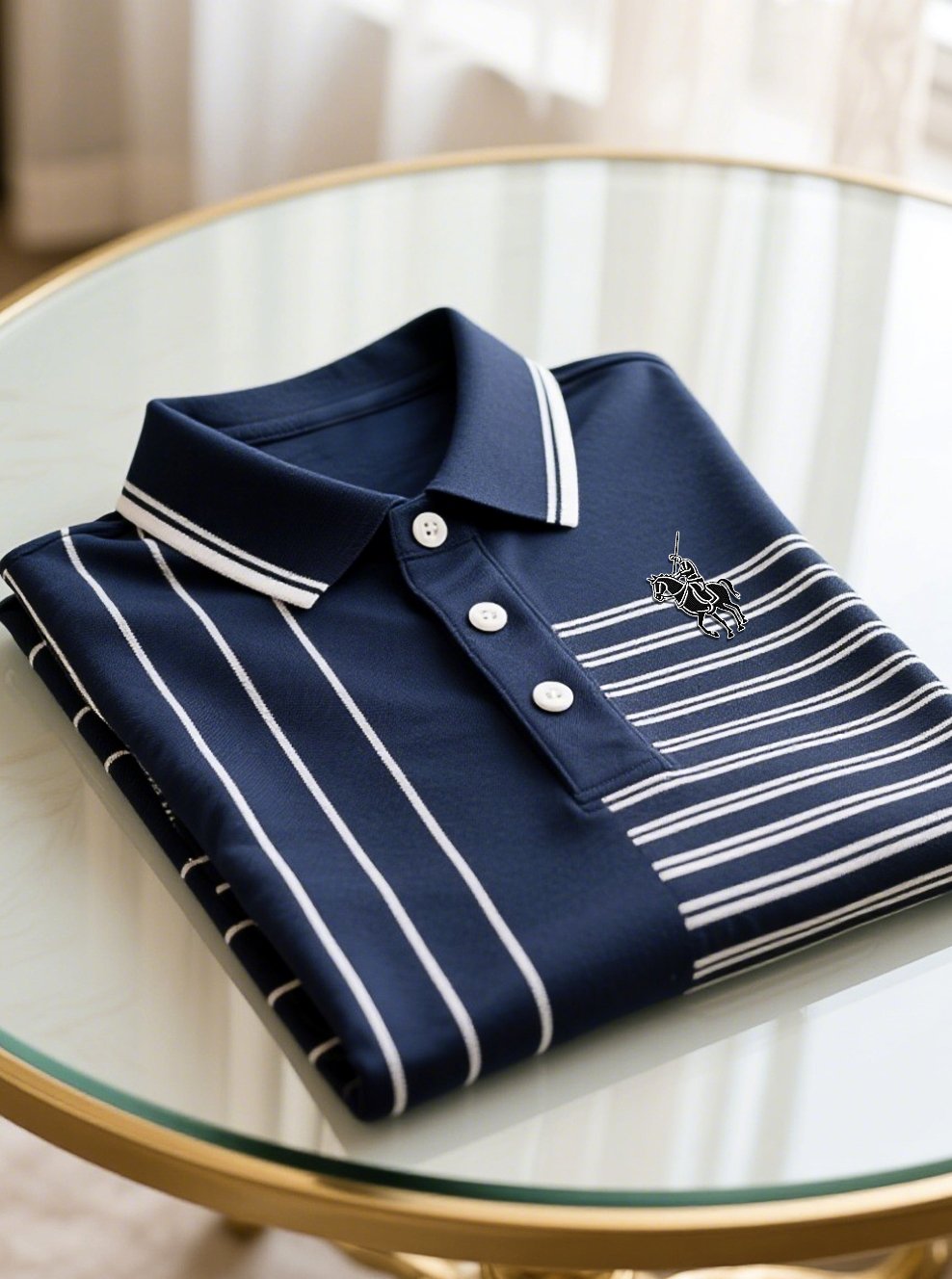 Camisa polo ejecutivo Union Jack casual Button de manga corta para hombre