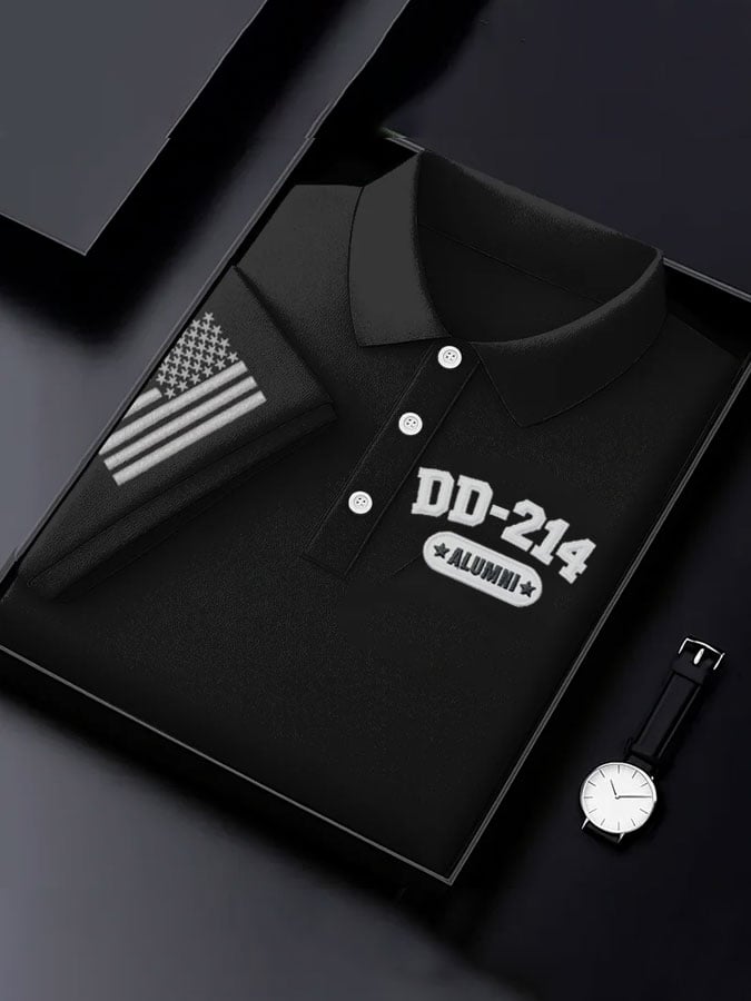 para hombre Veteran Print camisa polo