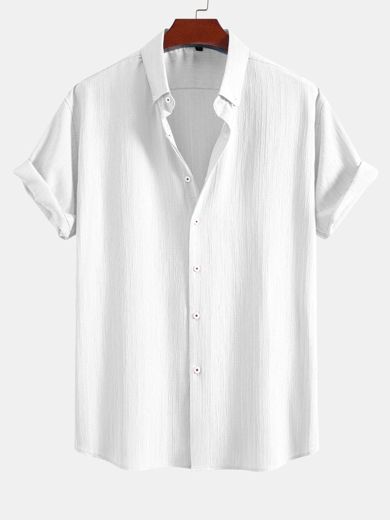 Camisa Crinkled Textured con botones